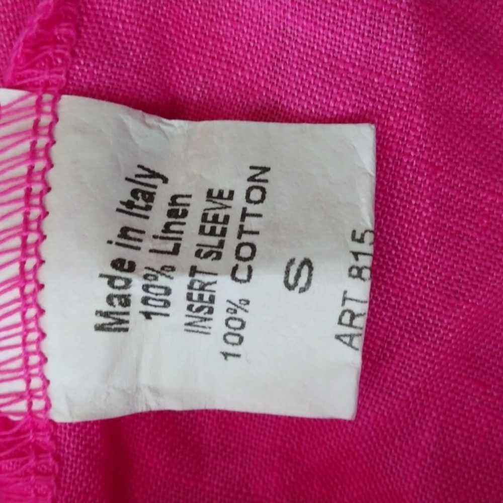 Terzo Millennio Linen Top. - Picture 7 of 8
